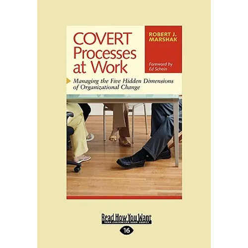 Covert Processes at Work: Managing the Five Hidden Dimensions of Organizational Change (Easyread Large Edition)