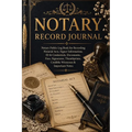 Notary Record Journal: Notary Public Log Book for Recording Notarial Acts, Signer Information, ID & Credentials, Documents, Fees, Signatures, Thumbpri