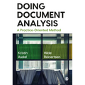 Doing Document Analysis: A Practice-Oriented Method