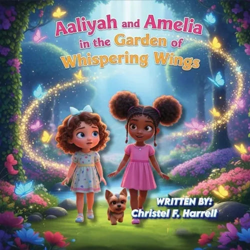 Aaliyah and Amelia in the Garden of Whispering Wings