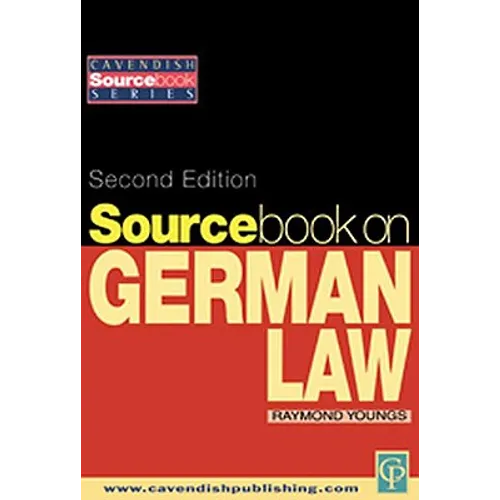 Sourcebook on German Law
