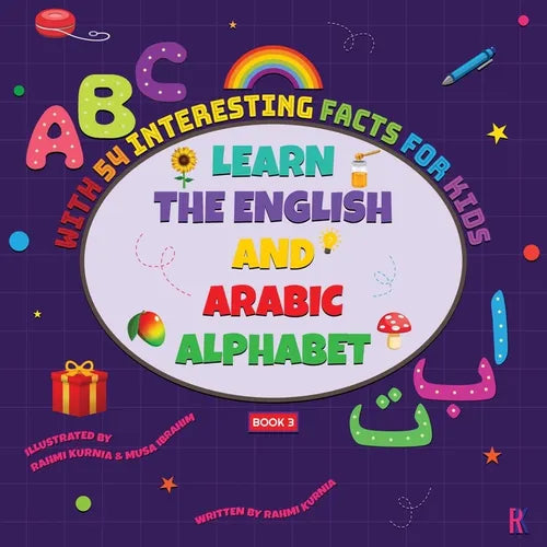 Learn the English and Arabic Alphabet with 54 Interesting Facts for Kids