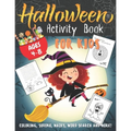 Halloween Activity Book for Kids Ages 4-8: Fun and Stimulating 30 Activities book for Happy Halloween - Coloring, Mazes, Sudoku, Differences, Word Sea