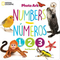 National Geographic Photo Ark Numbers / Números: Board Book: Bilingual English-Spanish