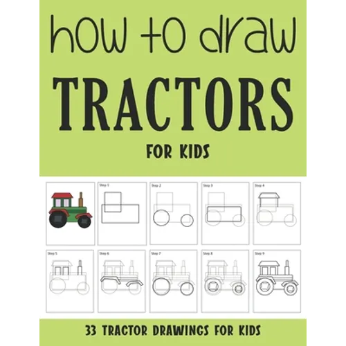 How to Draw Tractor for Kids
