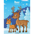 Deer Coloring Book 1