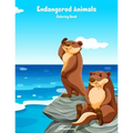 Endangered Animals Coloring Book 1