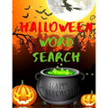 Halloween Word Search: Activity Book for Kids or Adults with Solutions