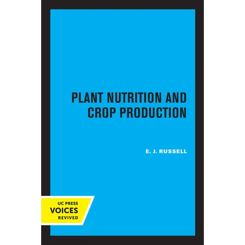 Plant Nutrition and Crop Production