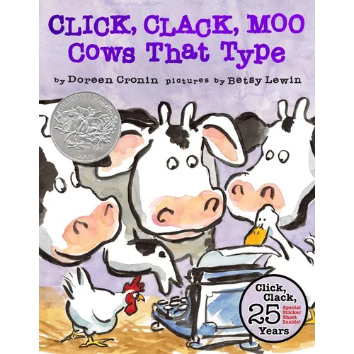 Click, Clack, Moo (25th Anniversary Edition): Cows That Type