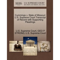 Cummings V. State of Missouri U.S. Supreme Court Transcript of Record with Supporting Pleadings