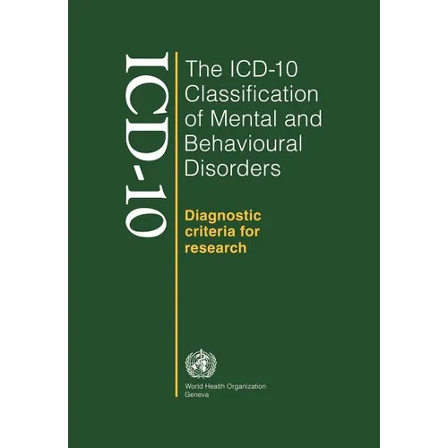ICD-10 Classification of Mental and Behavioural Disorders