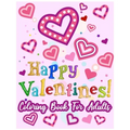 Happy Valentines! Coloring Book for Adults: 50 Valentine Pages to Color