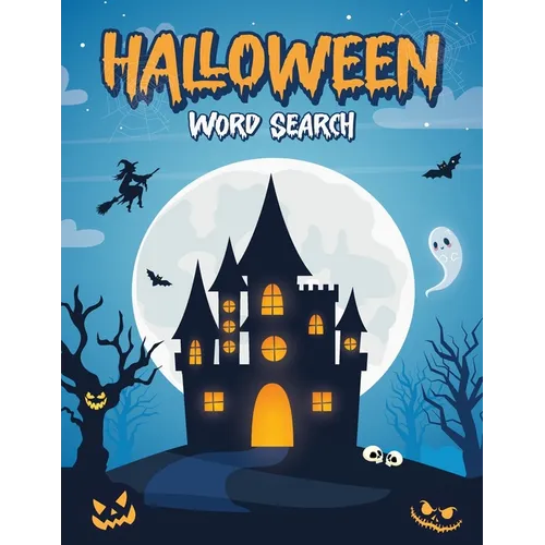 Halloween Word Search for Kids: Word Search Book Activity Book, Halloween Word Searches For Children and Adults