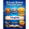 3 Virginia SOL Grade 3 Math Practice Tests: Full-Length Test Prep with Detailed Answer Explanations