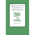 Robert Estienne's Influence on Lexicography