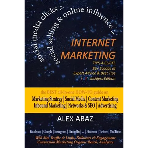 INTERNET MARKETING Tips-4-ClicksSOCIAL SELLING & ONLINE INFLUENCESmall Business, eCommerce & Startups: Digital Marketing StrategySocial Media Tipsface