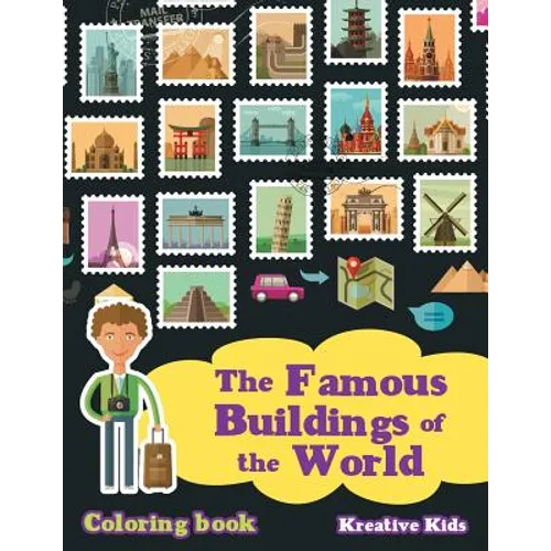 The Famous Buildings of the World Coloring Book