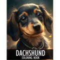Dachshund Coloring Book: 30+ Cute Dachshund Coloring Pages for Adults