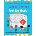 Alphabet Tracing Worksheet and Color by Letters Prek Workbook