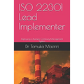 ISO 22301 Lead Implementer: Deploying a Business Continuity Management System