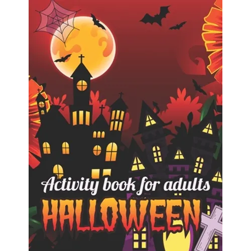 Halloween activity books for Adults