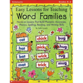 Easy Lessons for Teaching Word Families: Hands-On Lessons That Build Phonemic Awareness, Phonics, Spelling, Reading, and Writing Skills