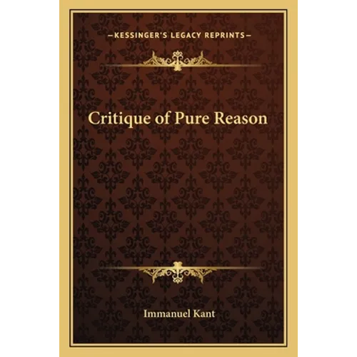 Critique of Pure Reason