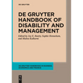 de Gruyter Handbook of Disability and Management
