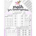 Math for kindergarten: Unicorn Math Activity Book For Kindergarten and First Grade Many Counting Skills Practice Missions Tracing Addition Cu