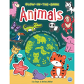 Glow-In-The-Dark Animals Sticker Activity Book