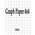 Graph Paper 4x4: 200 Pages 8.5" X 11"
