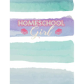 Homeschool Girl: Home Education Themed College Ruled Composition Notebook