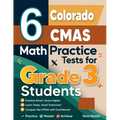 6 Colorado CMAS Math Practice Tests for Grade 3 Students