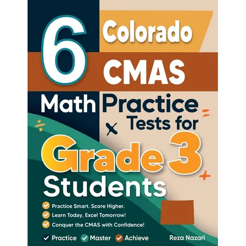 6 Colorado CMAS Math Practice Tests for Grade 3 Students