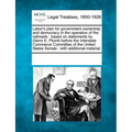 Labor's Plan for Government Ownership and Democracy in the Operation of the Railroads: Based on Statements by Glenn E. Plumb Before the Interstate Com
