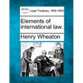 Elements of international law.