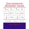 Dachshund Memory Game: Color - Cut - Play