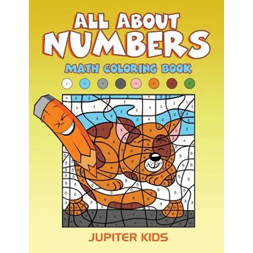 All About Numbers: Math Coloring Book