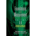 Foundations of Measurement Volume II: Geometrical, Threshold, and Probabilistic Representations Volume 2