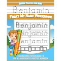 Letter Tracing for Kids Benjamin Trace my Name Workbook: Tracing Books for Kids ages 3 - 5 Pre-K & Kindergarten Practice Workbook