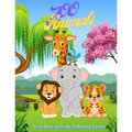 Zoo Animals - Best New Animals Coloring Books: 100 Coloring Pages For Kids Ages 4-8