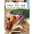The Fast Car On The Wooden Track: The Fast Red Car 1