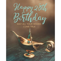 Happy 20th Birthday: May All Your Wishes Come True