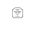 Scots in the West Indies, 1707-1857. Volume I