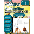 Addition and Subtraction Math Workbook 1st Grade: Addition and Subtraction Grade 1, Word Problems Grade 1, Addition and Subtraction exercises 1 to 20,