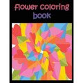 flower coloring book: large print easy activity coloring book for adult senior women