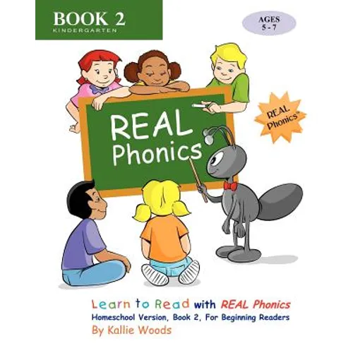 Learn to Read with REAL Phonics, Book 2, Homeschool Version: For Beginning Readers