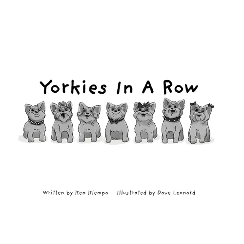 Yorkies In a Row