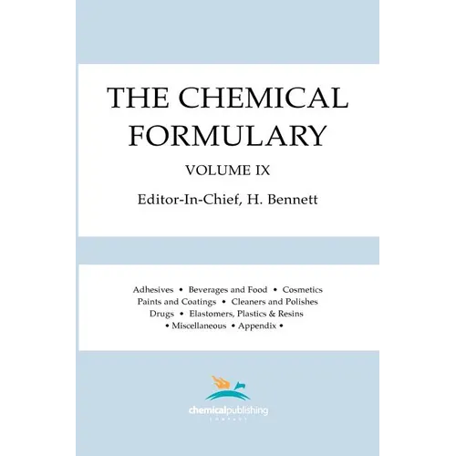 The Chemical Formulary, Volume 9